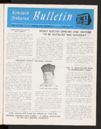 Kehilath Jeshurun Bulletin Vol. XXIV No. 35