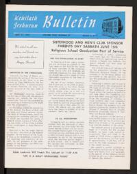 Kehilath Jeshurun Bulletin Vol. XXIV No. 37
