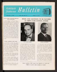 Kehilath Jeshurun Bulletin Vol. XXV No. 16