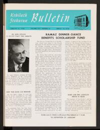 Kehilath Jeshurun Bulletin Vol. XXV No. 20