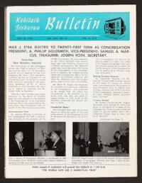 Kehilath Jeshurun Bulletin Vol. XXVI No. 34