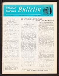 Kehilath Jeshurun Bulletin Vol. XXVI No. 36