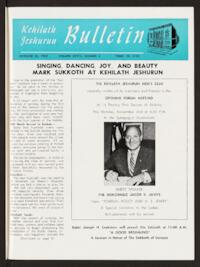 Kehilath Jeshurun Bulletin Vol. XXVIII No. 8