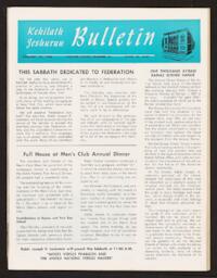 Kehilath Jeshurun Bulletin Vol. XXVIII No. 20