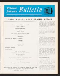 Kehilath Jeshurun Bulletin Vol. XXVIII No. 22