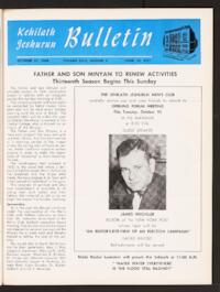 Kehilath Jeshurun Bulletin Vol. XXIX No. 4