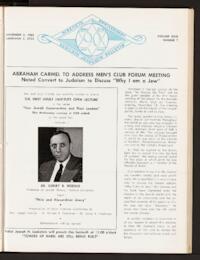 Kehilath Jeshurun Bulletin Vol. XXXI No. 7