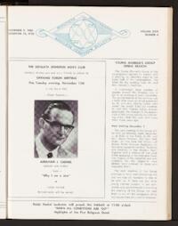 Kehilath Jeshurun Bulletin Vol. XXXI No. 8