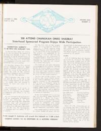 Kehilath Jeshurun Bulletin Vol. XXXI No. 15