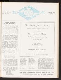 Kehilath Jeshurun Bulletin Vol. XXXI No. 17