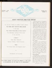 Kehilath Jeshurun Bulletin Vol. XXXI No. 19