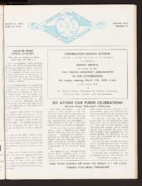 Kehilath Jeshurun Bulletin Vol. XXXI No. 25
