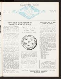 Kehilath Jeshurun Bulletin Vol. XXXI No. 28