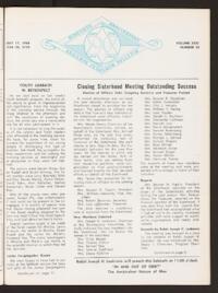 Kehilath Jeshurun Bulletin Vol. XXXI No. 33