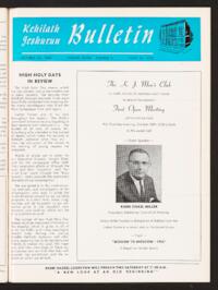 Kehilath Jeshurun Bulletin Vol. XXXIV No. 6