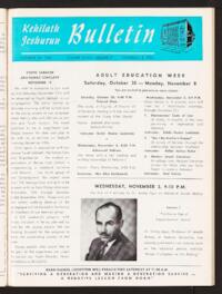 Kehilath Jeshurun Bulletin Vol. XXXIV No. 7
