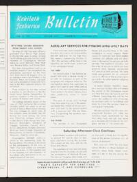 Kehilath Jeshurun Bulletin Vol. XXXV No. 33