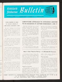 Kehilath Jeshurun Bulletin Vol. XXXVI No. 15