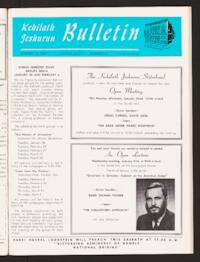 Kehilath Jeshurun Bulletin Vol. XXXVI No. 16