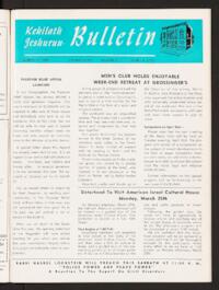 Kehilath Jeshurun Bulletin Vol. XXXVI No. 24