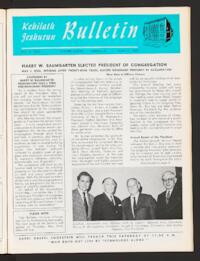 Kehilath Jeshurun Bulletin Vol. XXXVII No. 27