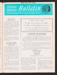 Kehilath Jeshurun Bulletin Vol. XXXIX No. 2