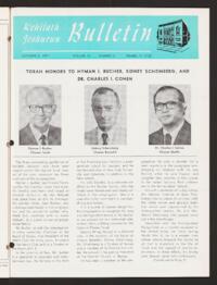 Kehilath Jeshurun Bulletin Vol. XL No. 3