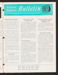 Kehilath Jeshurun Bulletin Vol. XL No. 9