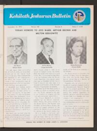 Kehilath Jeshurun Bulletin Vol. XLI No. 2