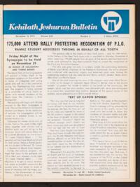 Kehilath Jeshurun Bulletin Vol. XLII No. 5