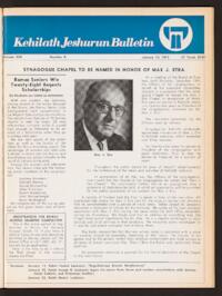 Kehilath Jeshurun Bulletin Vol. XLII No. 8