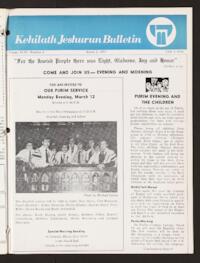 Kehilath Jeshurun Bulletin Vol. XLVI No. 8