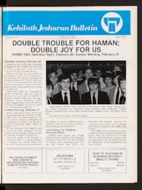 Kehilath Jeshurun Bulletin Vol. L No. 5