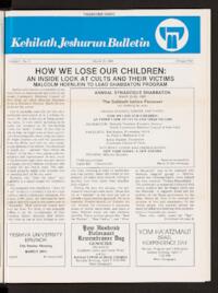 Kehilath Jeshurun Bulletin Vol. L No. 6