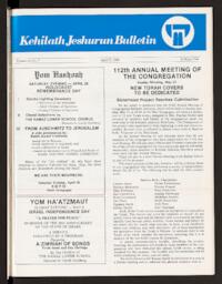 Kehilath Jeshurun Bulletin Vol. LI No. 7