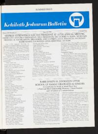 Kehilath Jeshurun Bulletin Vol. LVI No. 8
