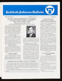 Kehilath Jeshurun Bulletin Vol. LVII No. 3