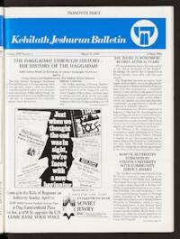 Kehilath Jeshurun Bulletin Vol. LVII No. 6