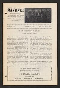 HaKohol Vol. VIII No. 6 (49)