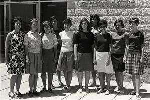 Students from SCW in Hebrew University's American Students Program, 1966-1967
