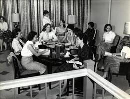 Students in lounge