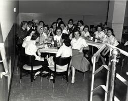 Students in cafeteria