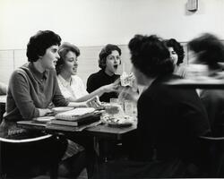 Students in cafeteria