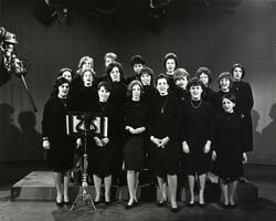 SCW choir performing on Jewish Heritage television show