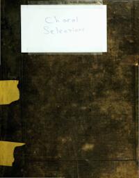 Choral Selections, manuscript 77