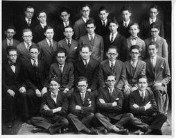 January 1928 graduates of the Talmudical Academy, with some faculty members