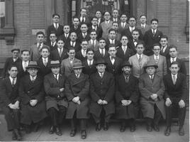 Students and faculty of the Talmudical Academy, circa 1920s