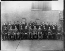 Faculty and students of the Talmudical Academy, circa 1920s