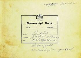 Liturgical music, manuscript 8Q