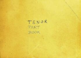 Tenor Part Book, manuscript 60